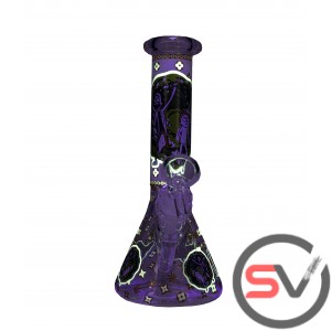 RICK AND MORTY TIME TRAVEL BEAKER With ICE CATCHER 8inch (GLOW IN DARK)